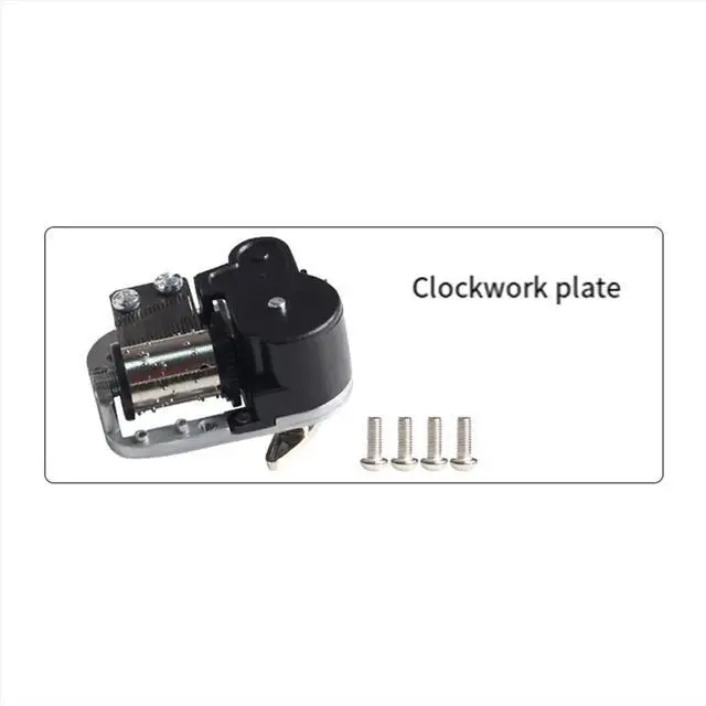 Alt view image 3 of 6 - Music Box Movement DIY Clockwork Type Musical Box Accessories Piano Model Music Box Movement Accessories