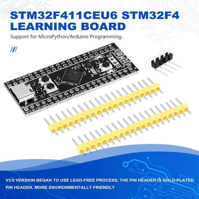 Alt view image 2 of 3 - Development Board, STM32F4 Learning Board, Support For Micropython/ Programming