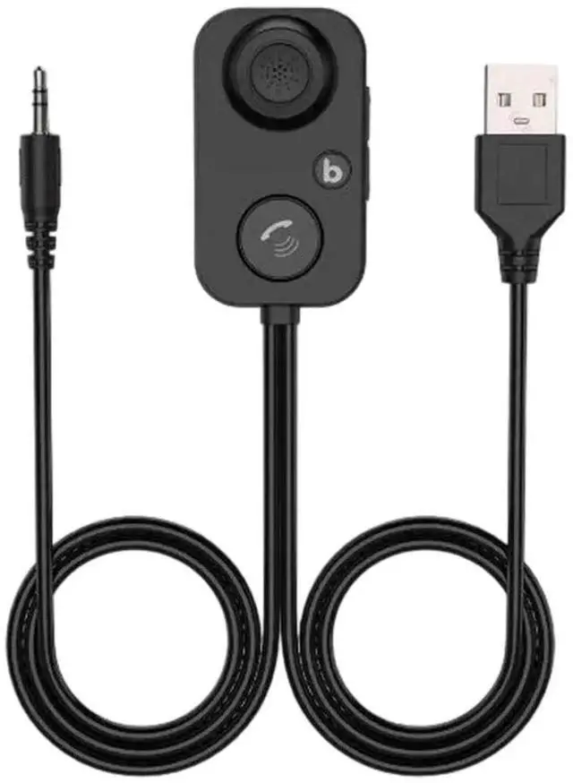 Alt view image 3 of 3 - Bluetooth Receiver 5.1 Audio 3.5mm Adapter for Hands-Free Car Amplifier Speaker Headphone Bluetooth Receiver