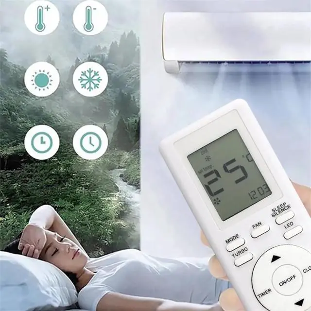 Alt view image 3 of 3 - Replace A/C Remote Control for RG94A/BGEF Air Conditioner Remote Control