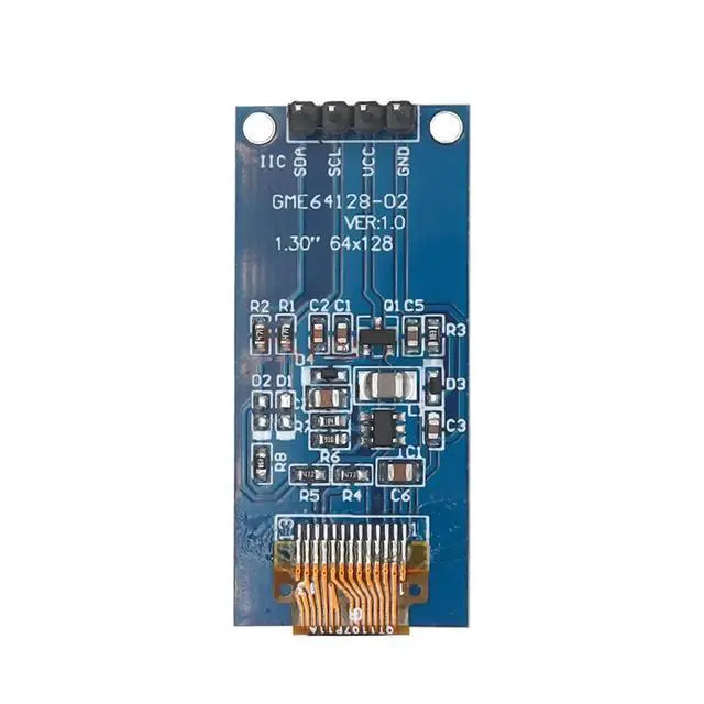 Alt view image 2 of 4 - 1.3 Inch OLED Display 64x128 LCD Module SH1107 LCD 1.3" OLED Vertical Screen Module