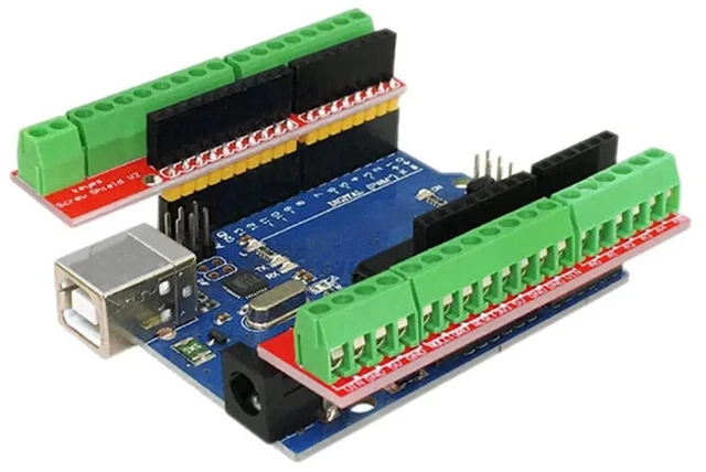 Alt view image 3 of 3 - Shield V2 Study Terminal Expansion Board for R3 with Enhanced Support
