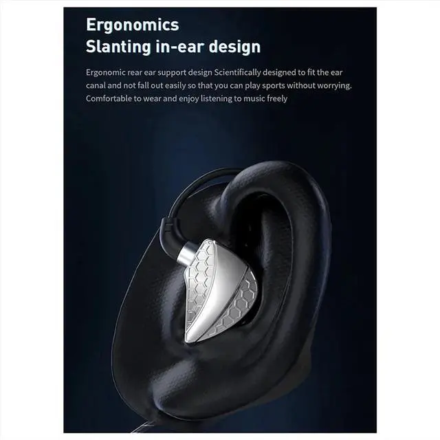 Main image of QKZ Hi6T Earbuds HiFi Headsets Dynamic Driver IEM Stereo Surround Music Earphones Hi-Res with Mic In-Ear Sport Game Earbuds