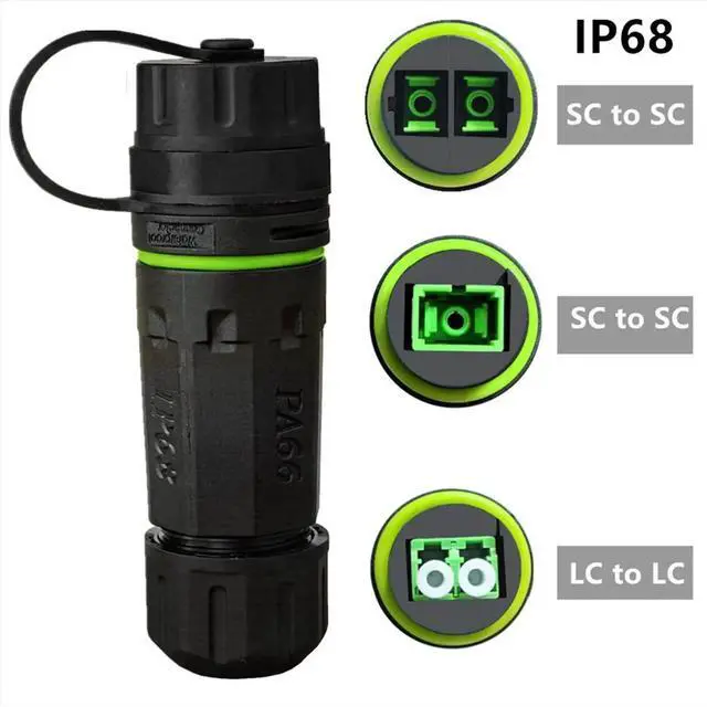 Main image of IP68 Waterproof Fiber Optical Adapter High- SC to LC Extension Connector LC Extend Coupler Adapter SC Single Core