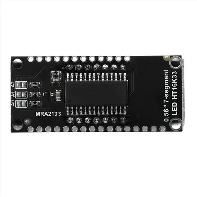 Main image of HT16K33 LED Display Module 4 Digit 7 Segment 0.56 Inch Time Clock Indicator Tube Module White