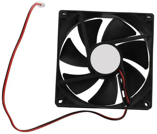 Alt view image 2 of 3 - 90mm x 25mm DC 12V 2Pin Cooling Fan for Computer Case CPU Cooler