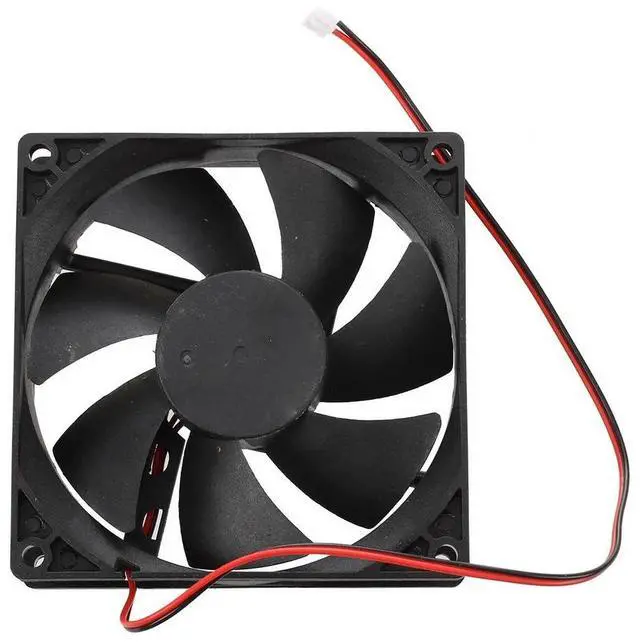 Alt view image 3 of 3 - 90mm x 25mm DC 12V 2Pin Cooling Fan for Computer Case CPU Cooler