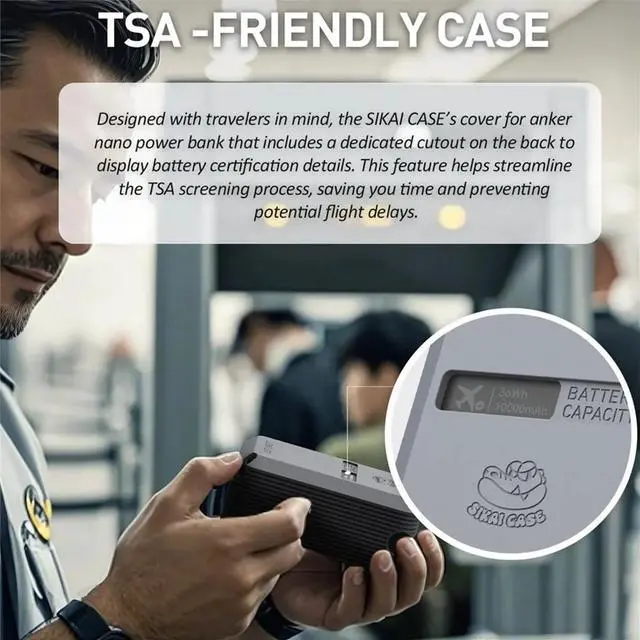 Main image of Silicone Case for Nano Power Bank (10,000mAh 45W) A1638 - Shockproof, Scratch- Travel