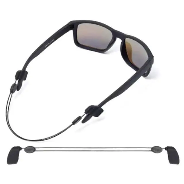 Alt view image 2 of 3 - Adjustable Glasses Strap 4 Pcs, Eyeglasses Retainer for Men Women, Sports Sunglasses Strap, Black Neck Lanyard Holder