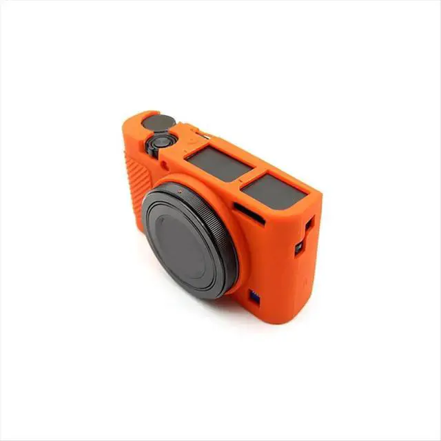 Alt view image 2 of 3 - Silicone Protective Case for DCS-RX100 Series M3, , M5, M6, M7 - Soft, Scratchproof Camera Skin Cover Orange