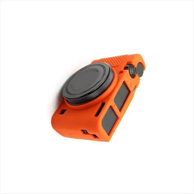 Alt view image 3 of 3 - Silicone Protective Case for DCS-RX100 Series M3, , M5, M6, M7 - Soft, Scratchproof Camera Skin Cover Orange