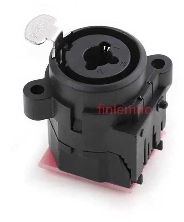 Alt view image 2 of 3 - 1PC Audio Connector XLR / Jack Hybrid Chassis Connector Combo Female Socket