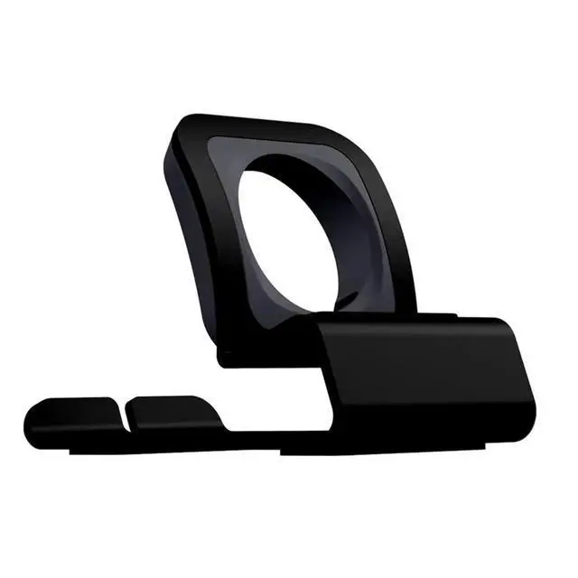 Alt view image 2 of 3 - Metal Charger Stand for Dock Station Charging Holder for Ultra 10/9/SE/8/7/6/5/4 Black