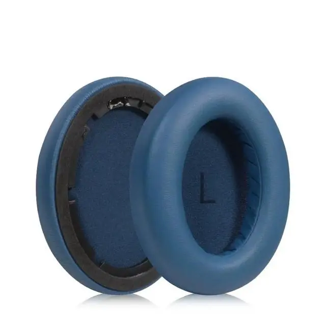 Alt view image 2 of 3 - Replacement Ear Pads for SonoFlow Headphones Comfortable Earmuff Earpads Enhanced Sound Isolation Blue