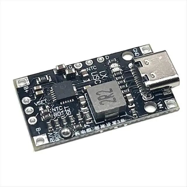 Alt view image 3 of 3 - 5PCS Type-C 2S Lithium Charging Boost Module 8.4V 12.6V with Balanced Support Fast Charge with Indicator