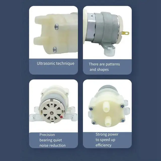 Alt view image 3 of 3 - 385 Motor Pumping Pump Fish Tank Water Circulation Micro-Type Dc Self-Priming Diaphragm Water Pump Household Motor Pumps