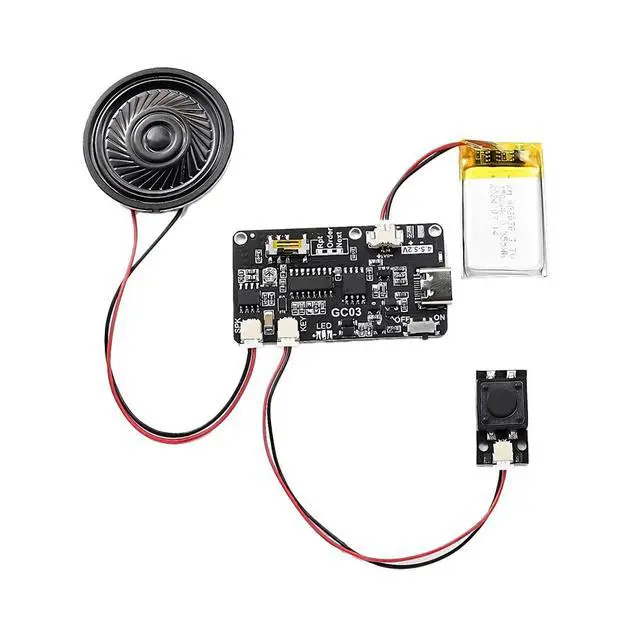 Alt view image 3 of 3 - Recording Greeting Card 8M Movement Box Holiday Christmas Birthday Card Music Cover Wall MP3 Download Voice Module