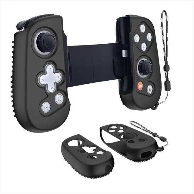 Alt view image 3 of 3 - Handle Protective Case for Backbone One Mobile Gaming Controller with Lanyard, Silicone Grip Case Cover