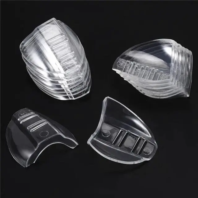 Alt view image 2 of 3 - 8 Pairs Safety Eye Glasses Side, Slip On Clear Side Shield For Safety Glasses- Fits Most Eyeglasses(M-L)