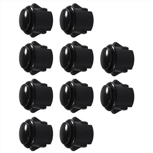Main image of 10 Pcs Buttons 30Mm Responsive Buttons for Gaming Enthusiasts Black
