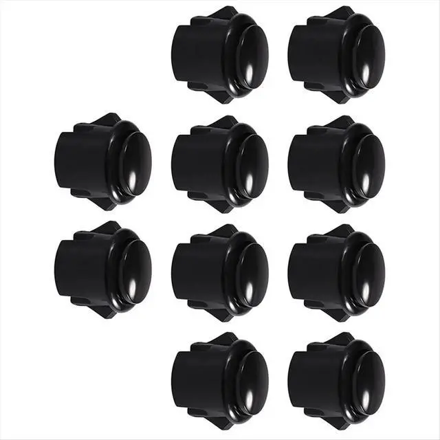 Alt view image 3 of 3 - 10 Pcs Buttons 30Mm Responsive Buttons for Gaming Enthusiasts Black