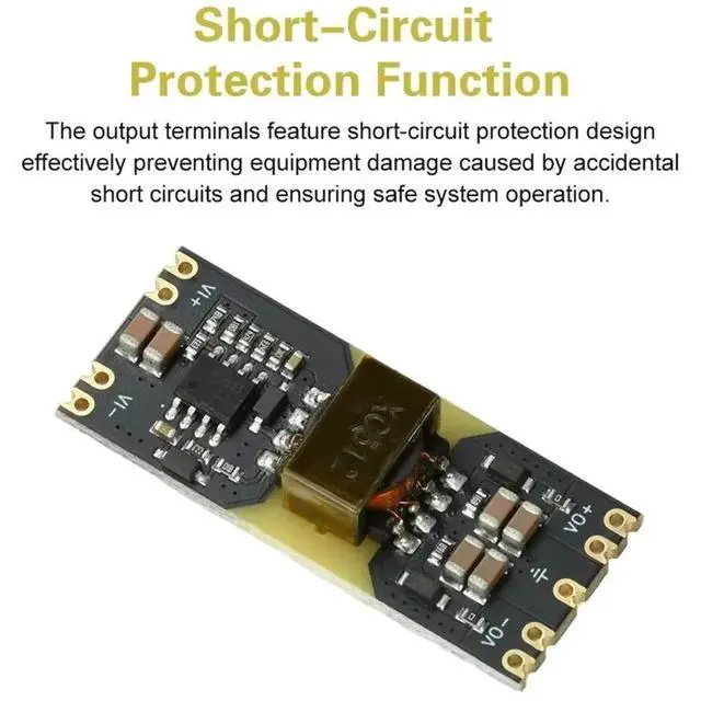 Alt view image 3 of 3 - XC5015 DC-DC 9-42 V To12 V Dual-Output Step-Down Module, Isolated Low-Ripple Wide-Voltage Power Supply Module