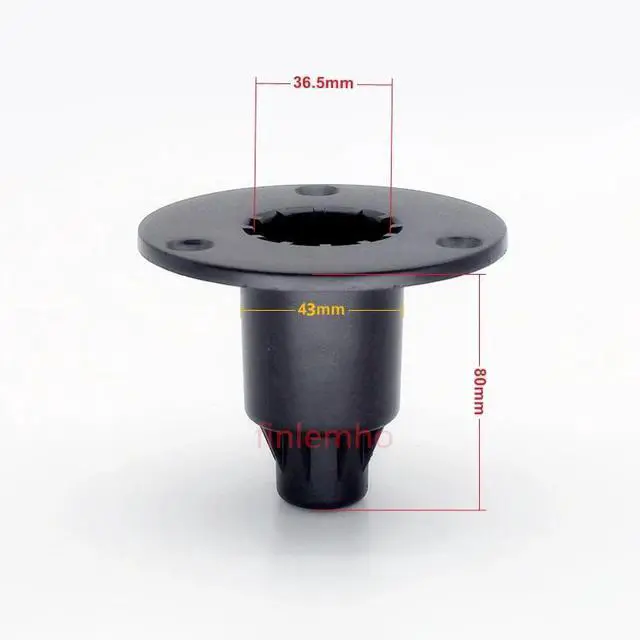 Alt view image 2 of 3 - 1PC DJ Speaker Mounting Flange M20 Thread Aluminium For Tripod Stand Pole Mount On Subwoofer Home Theater Professional Audio