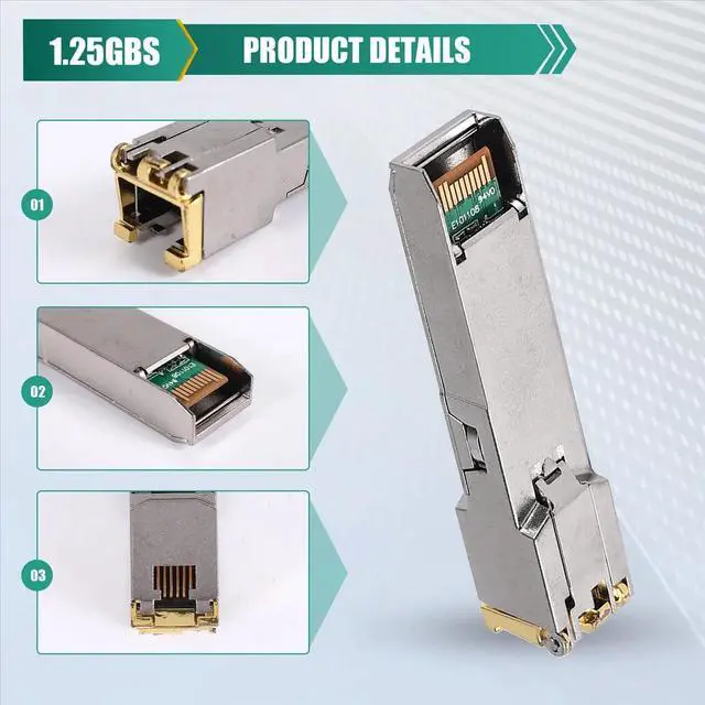 Main image of Gigabit RJ45 Module 10/100/1000Mbps Copper RJ45 Gigabit Ethernet Switch