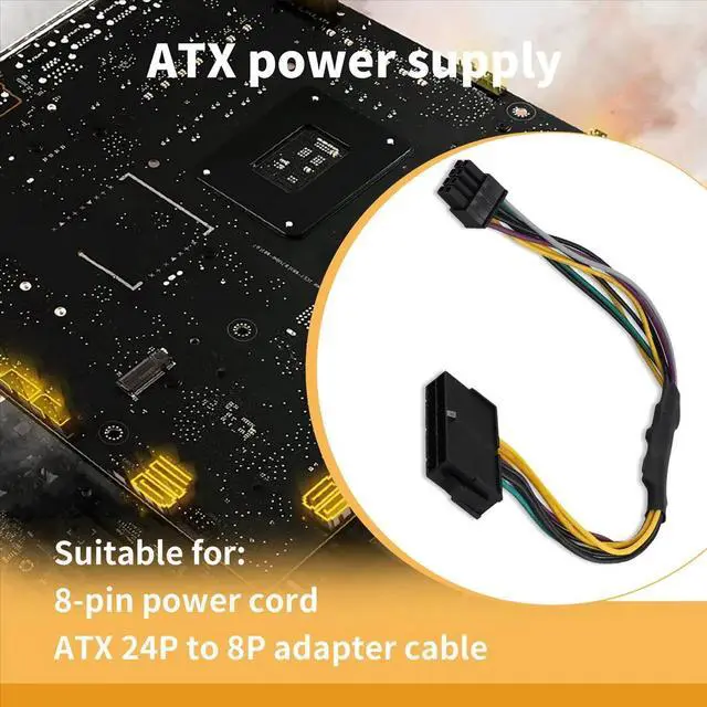 Main image of 24 Pin to 8 Pin ATX PSU Power Adapter Cable Compatible 3020 7020 9020 T1700 12-Inch(30cm)