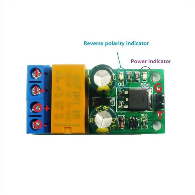 Alt view image 3 of 3 - DC6-24V 2A Self-Locking Bistable Reverse Polarity Controller Relay Module DR55B01 Motor Forward/Reverse Controller Board