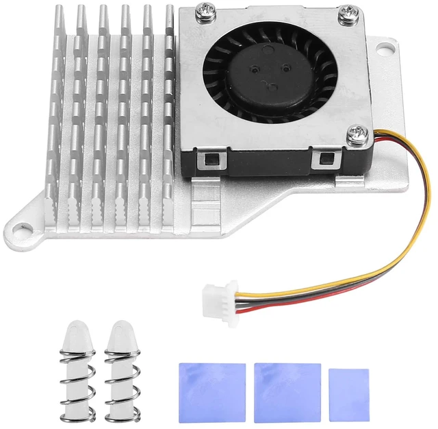 Alt view image 3 of 3 - For 5 Pi5 Active Cooler with Speed Cooling Fan Radiator Heatsink