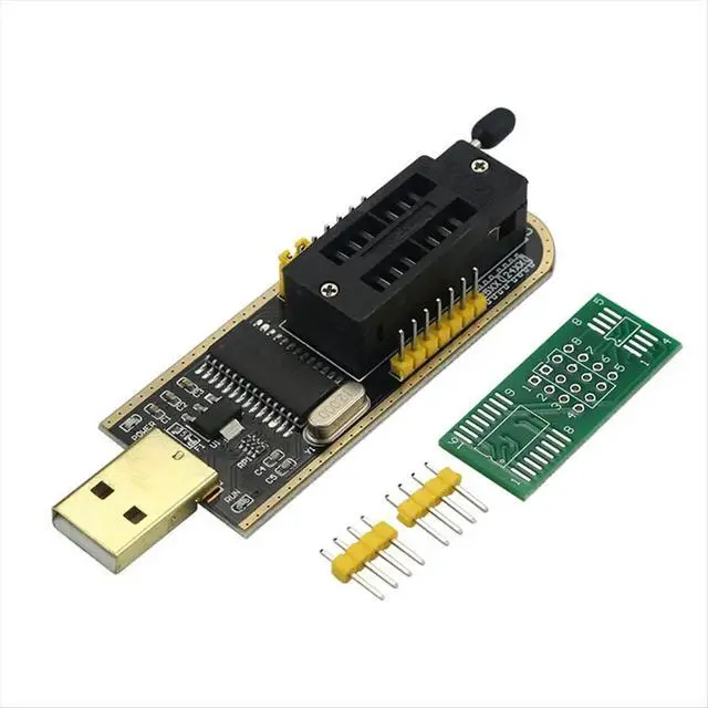 Alt view image 3 of 3 - SOIC8 SOP8 Test Clip for EEPROM 93CXX / 25CXX / 24CXX + CH341 24 25 Series EEPROM Flash BIOS USB Programmer Module
