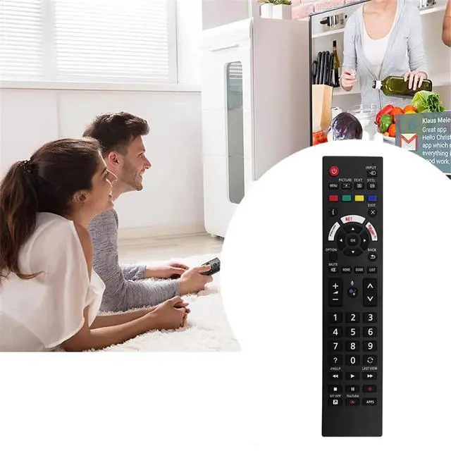 Alt view image 2 of 3 - Replace N2QBYA000037 R3PA23 TV Remote Control for Android TV TX-40JX800E TX-50JX810E TX-58JX820E
