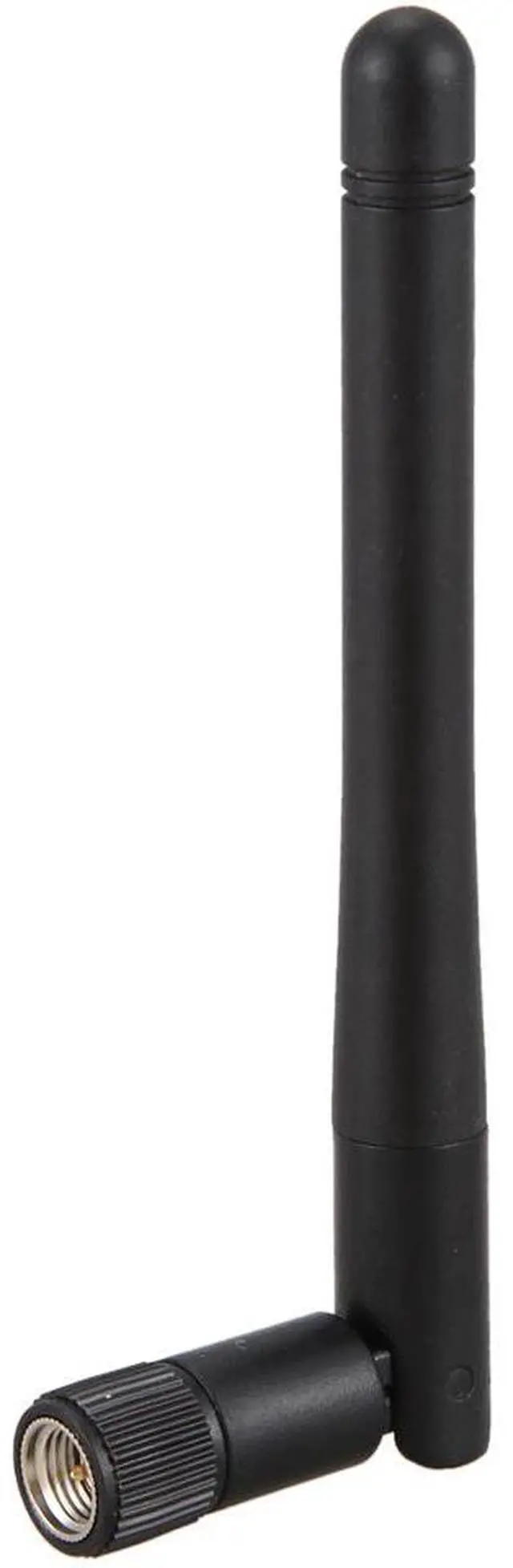 Alt view image 2 of 3 - 5X 433Mhz Antenna 3Dbi GSM RP-SMA Plug Rubber Waterproof Lorawan Antenna + IPX To SMA Small Cable Extension
