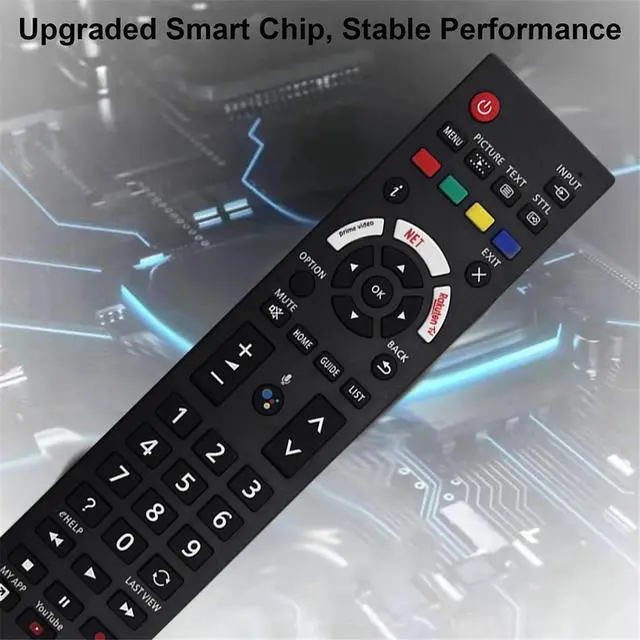 Alt view image 3 of 3 - Replace N2QBYA000037 R3PA23 TV Remote Control for Android TV TX-40JX800E TX-50JX810E TX-58JX820E