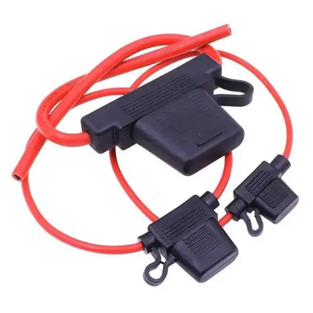 Alt view image 3 of 3 - 5Pcs Car Mini Blade Fuse Holder Splashproof Box 12V 30A with Fuse Blade Breakout Switch Socket Car Fuse Socket