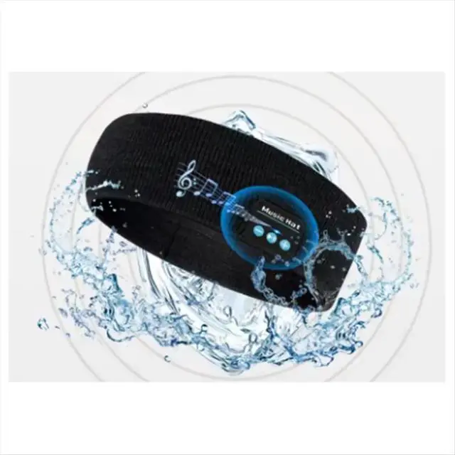 Alt view image 3 of 3 - Bluetooth-Compatible Headphone Sleeping Headband Headphones Head Scarf Thin Comfortable Music Earbuds
