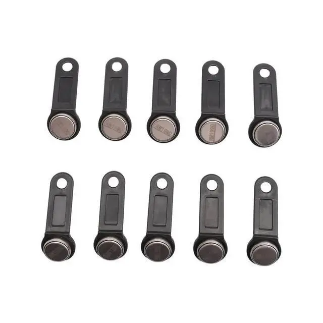 Alt view image 2 of 3 - 10Pcs Rw1990 Rewritable Rfid Tm Touch Memory Key Ibutton Information Button Electronic Smart Key Card