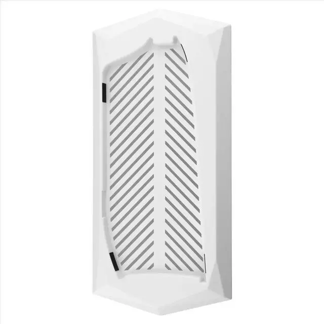 Alt view image 2 of 3 - Vertical Stand for Slim Optical Drive Version Console with Built-in Cooling Vents and Non-Slip Feet White