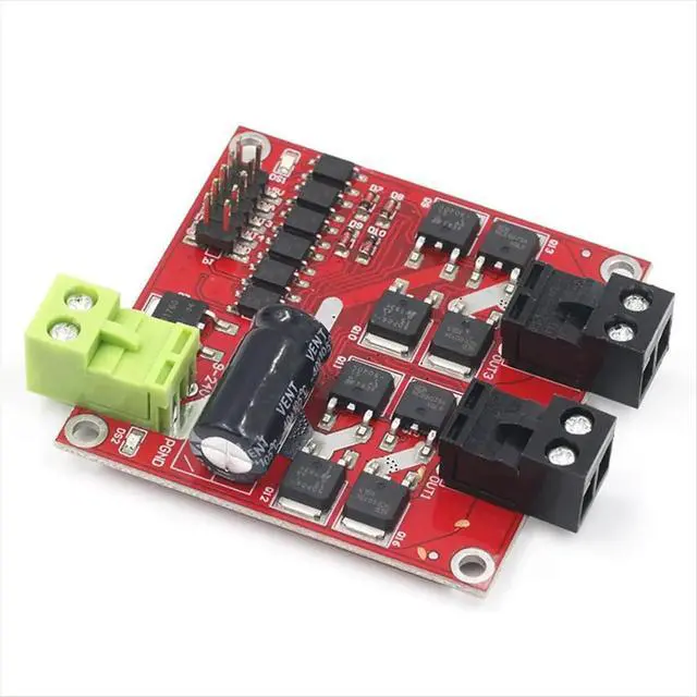Alt view image 2 of 3 - 7A 160W Dual DC Motor Drive Module Industrial Grade Positive Negative PWM Speed L298 Logic XY-160D