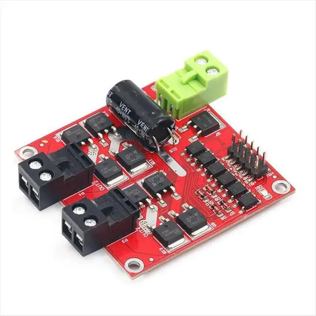 Alt view image 3 of 3 - 7A 160W Dual DC Motor Drive Module Industrial Grade Positive Negative PWM Speed L298 Logic XY-160D