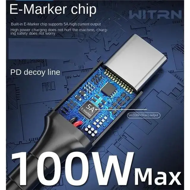 Alt view image 2 of 3 - 12V 5A 100W PD Trigger Cable Fast Charging Fixed-Voltage Power Cord Fast Charging Power Cord