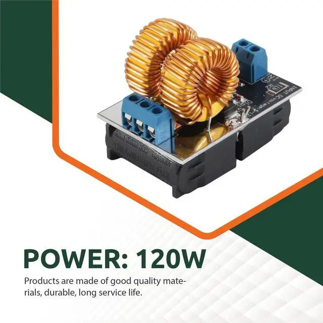 Main image of Mini ZVS Heating Machine 120W High Frequency Induction Heating Board Module Driver Heater
