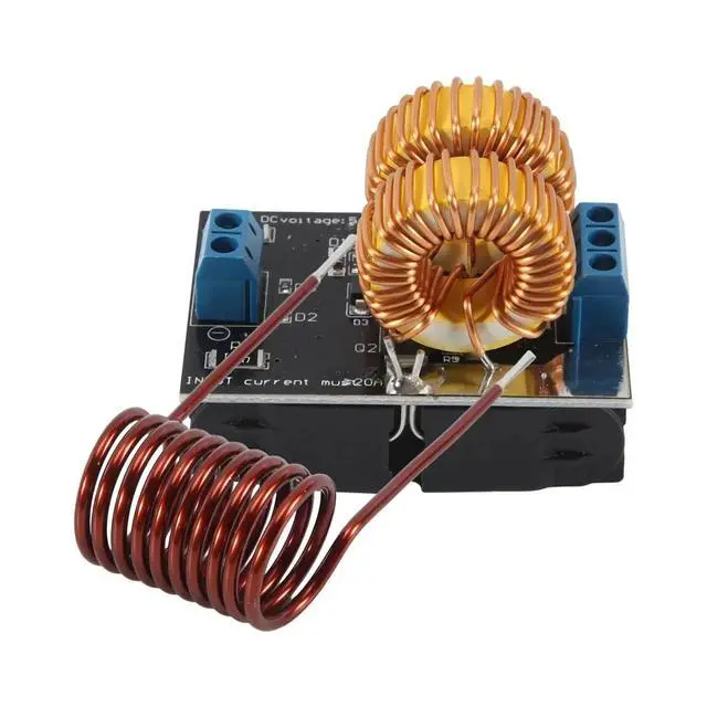 Alt view image 3 of 3 - Mini ZVS Heating Machine 120W High Frequency Induction Heating Board Module Driver Heater