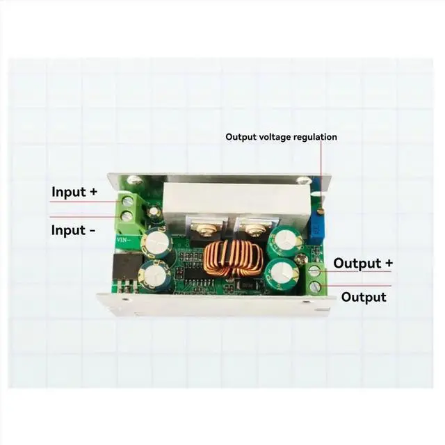 Main image of 200W 15A DC-DC Buck Converter 12V 24V 36V 48V Step-Down Power Supply Module 8-60V to 1-36V Adjustable Voltage Converter