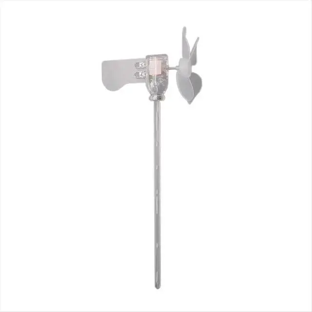 Alt view image 2 of 3 - Mini Windmill LED Light Safe-Riding Plastic Small Windmill Wind Power Generation Car Decorations