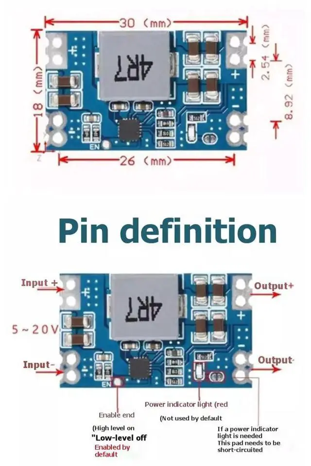 Main image of 10PCS Mini560 DC-DC Converter 5A Voltage Regulator Stabilized Power Supply for Various Applications 5V