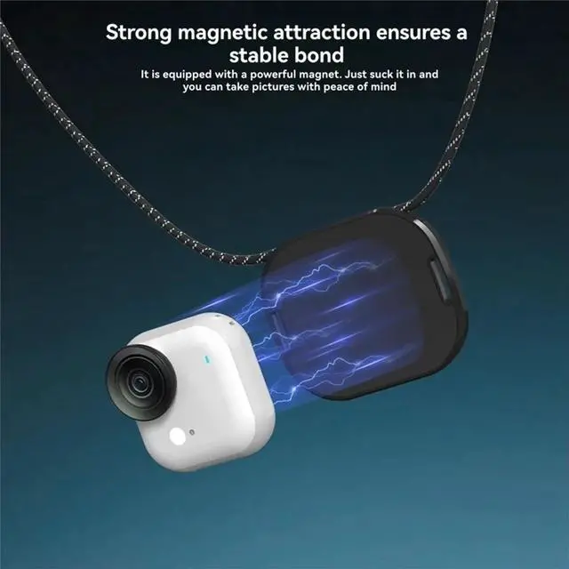 Alt view image 3 of 3 - Neck Hold Magnetic Mount for GO Ultra First-Person Perspective Clip Quick Release Bracket Accessories