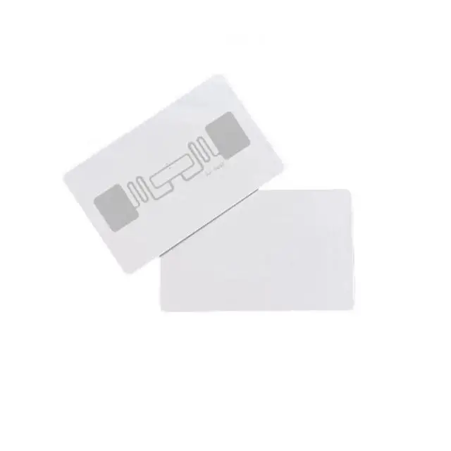 Alt view image 2 of 3 - 10PCS UHF White RFID Card 8654 H3 Chip Ultra-High Frequency 860-960MHz RFID Card SO18000-6C