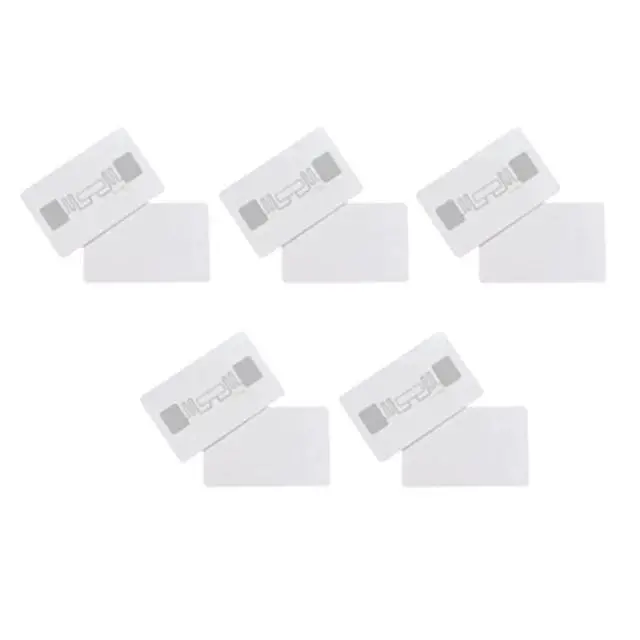 Alt view image 3 of 3 - 10PCS UHF White RFID Card 8654 H3 Chip Ultra-High Frequency 860-960MHz RFID Card SO18000-6C